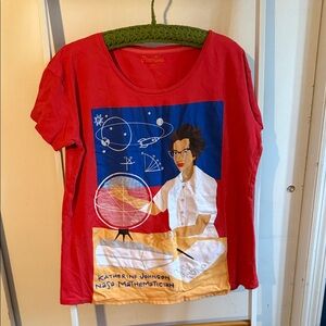 Piccolina Katherine Johnson Red Graphic T-Shirt